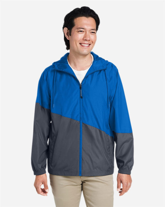 CORE365 Unisex Techno Lite Colorblock Windbreaker - CE710