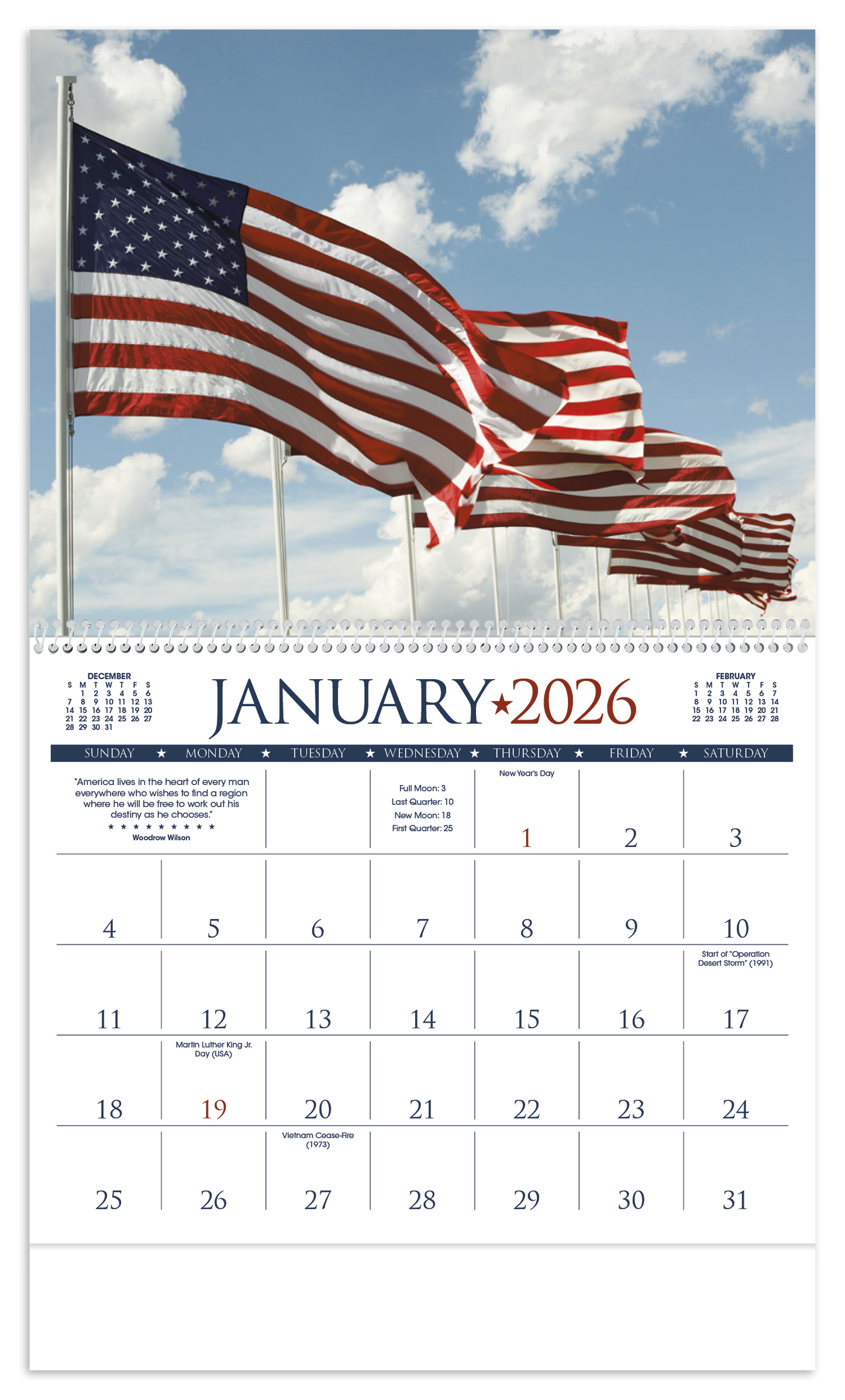 Triumph Calendars I Love America Calendar-1452
