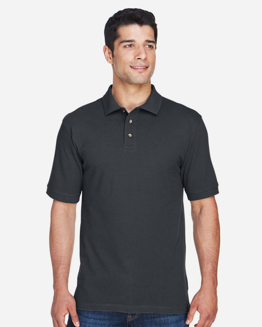 Harriton Men's Tall Cotton Pique Polo - M200T