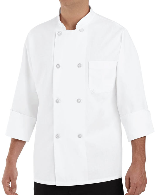 Chef Designs Eight Pearl Button Chef Coat - 0403