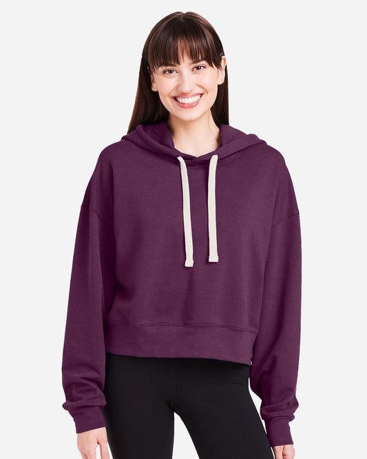 Glyder Women's Vintage Oversized Cropped Hooded Sweatshirt - PDP1725