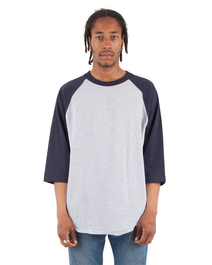 Shaka Wear Three-Quarter Sleeve Raglan T-Shirt - SHRAG