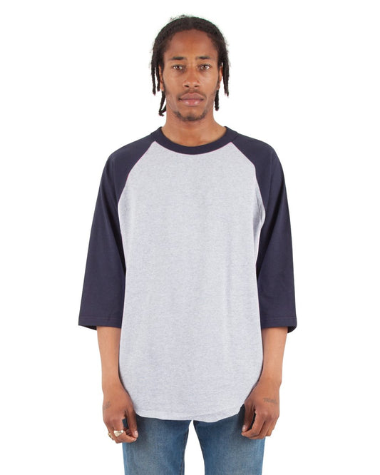 Shaka Wear Three-Quarter Sleeve Raglan T-Shirt - SHRAG