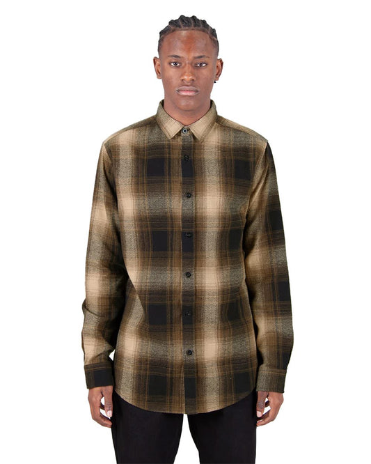 Shaka Wear Plaid Flannel Overshirt - SHHFS