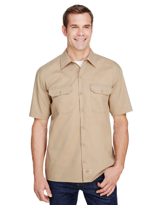 Dickies FLEX Short-Sleeve Twill Work Shirt - WS675