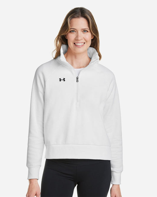 Under Armour Women's Rival Fleece Quarter-Zip Pullover - 1379492