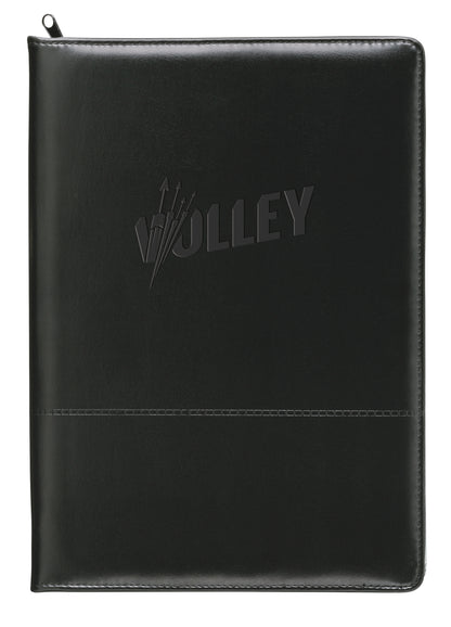 Good Value Script Zippered Padfolio-15136