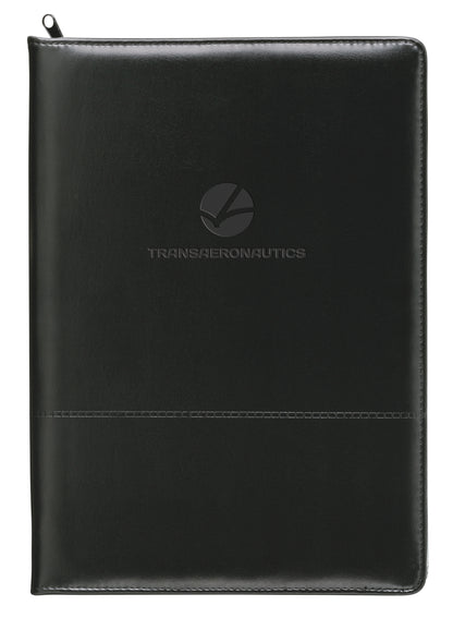 Good Value Script Zippered Padfolio-15136