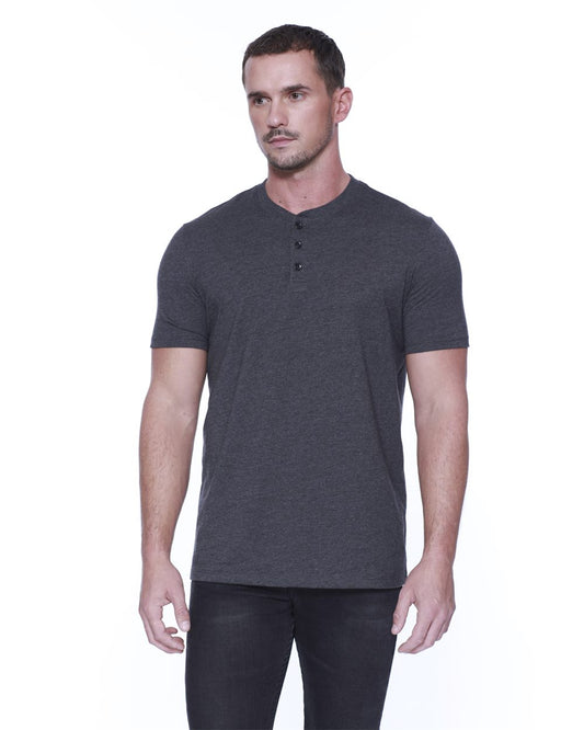 StarTee CVC Henley T-Shirt - ST2460