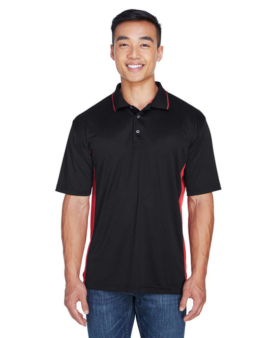 UltraClub Men's Cool & Dry Sport Two-Tone Polo - 8406