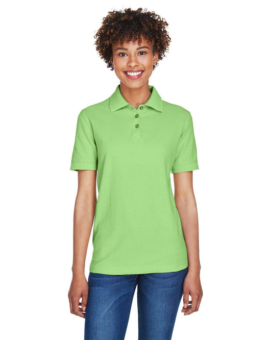 UltraClub Women's Whisper Pique Polo - 8541