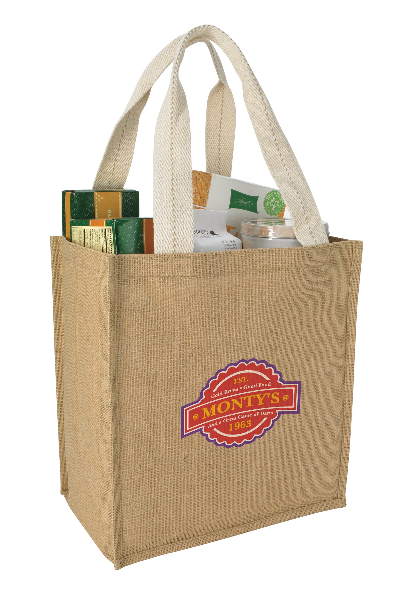 Good Value Jute Grocery Tote-15655