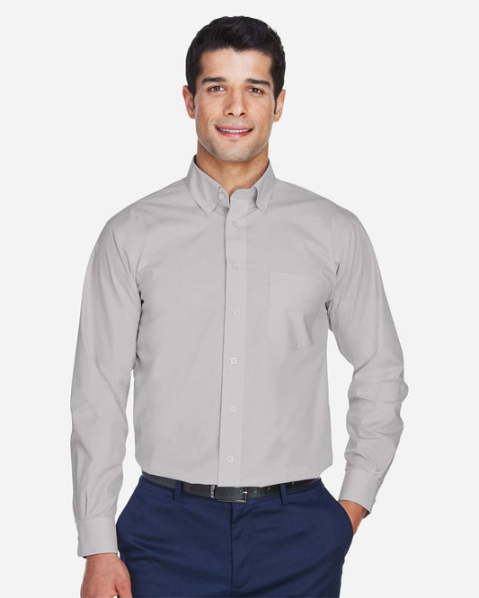 Devon & Jones Men's Crown Collection® Broadcloth Woven Dress Shirt - D620