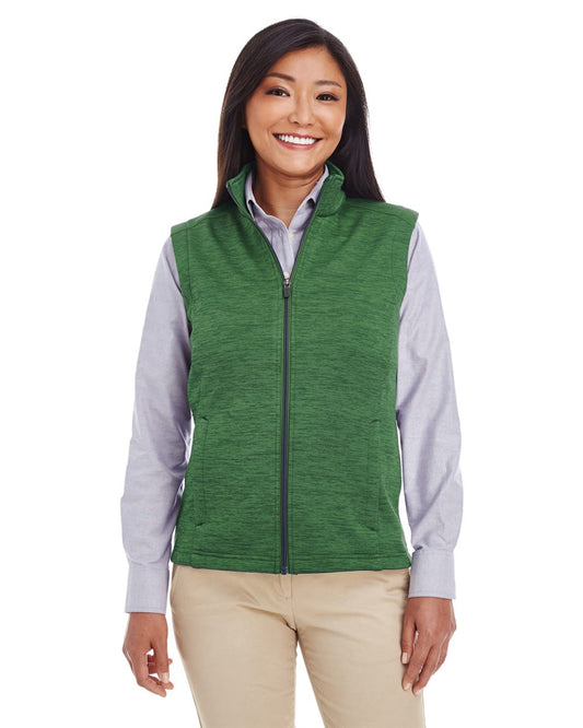 Devon & Jones Women's Newbury Mélange Fleece Vest - DG797W