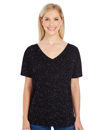 Women's Tri-Blend Fleck V-Neck T-Shirt