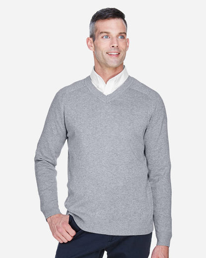 Devon & Jones Men's V-Neck Sweater - D475