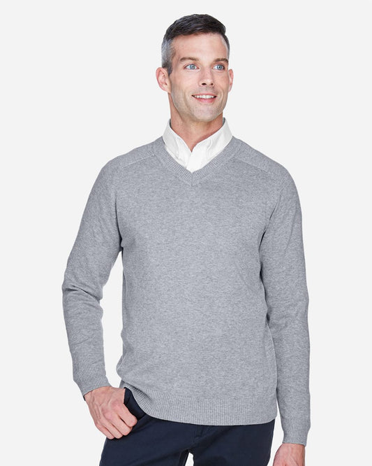 Devon & Jones Men's V-Neck Sweater - D475