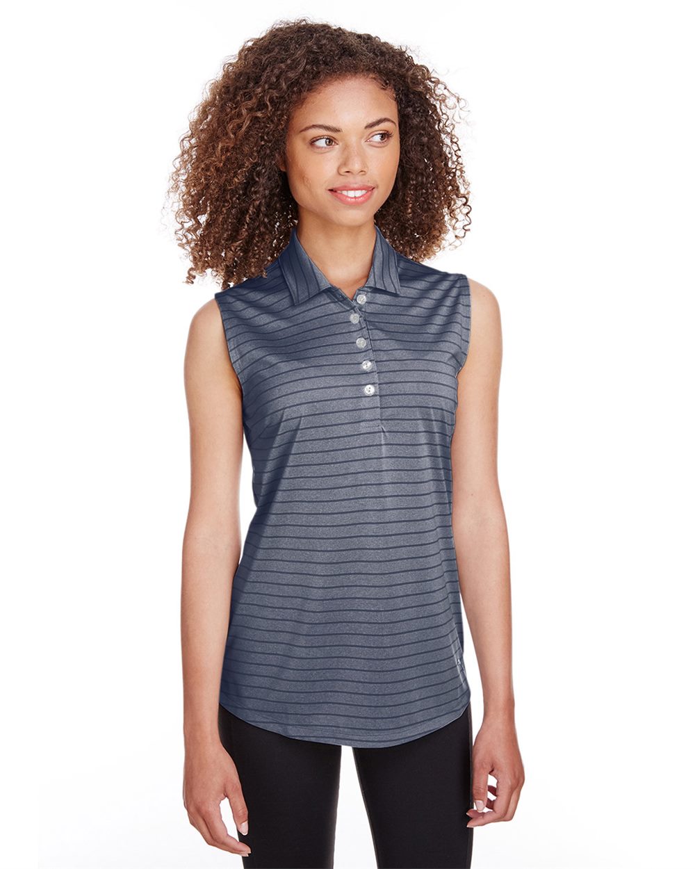 Puma Golf Women's Rotation Stripe Sleeveless Polo - 597222
