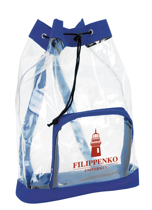 Good Value Clear Cinch Backpack-15797