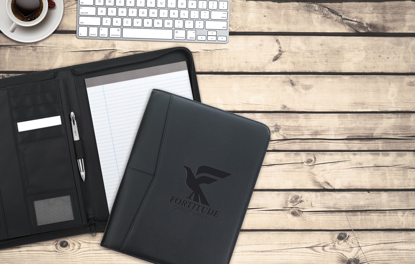 Arrow Zippered Padfolio-15820