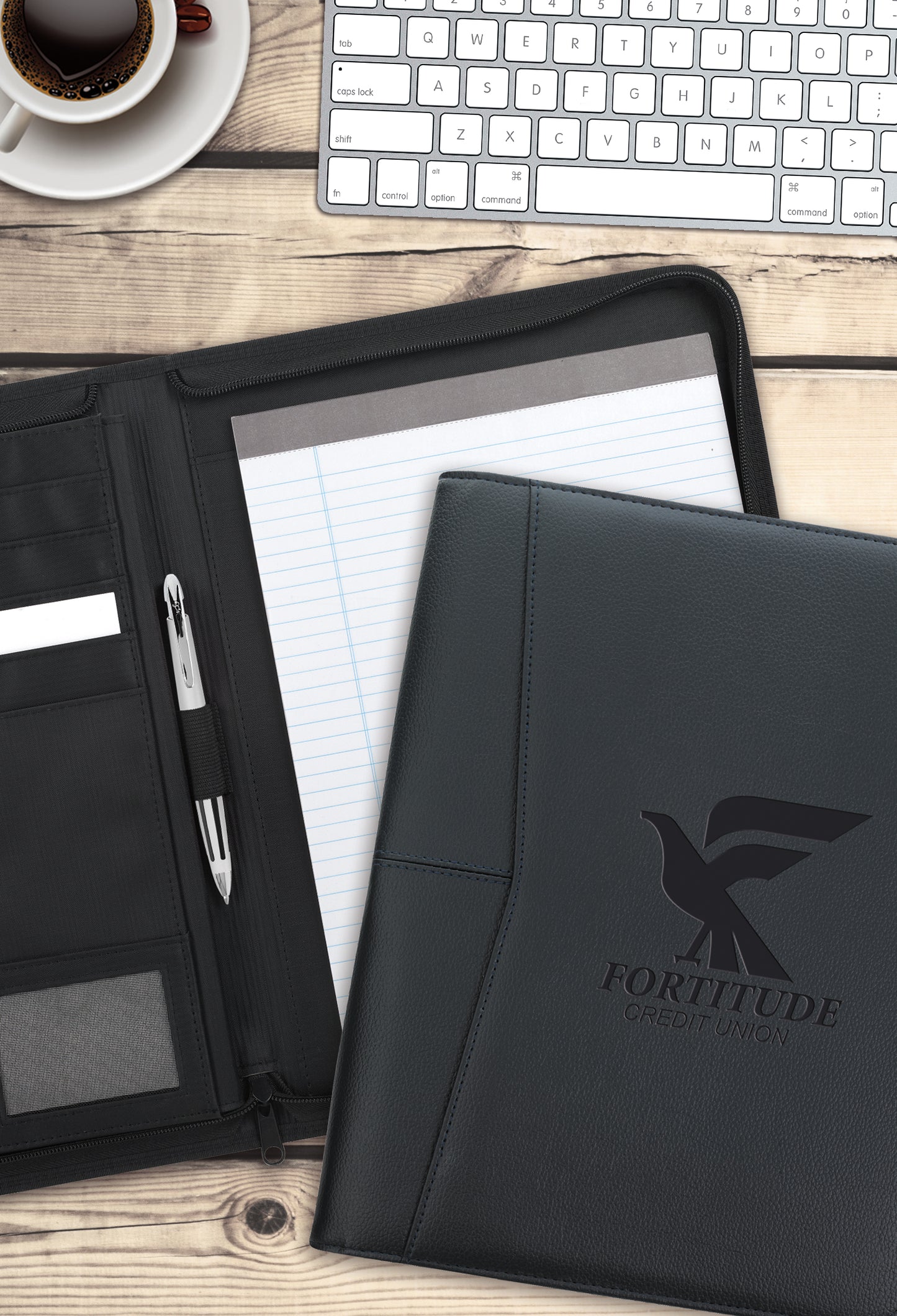 Arrow Zippered Padfolio-15820