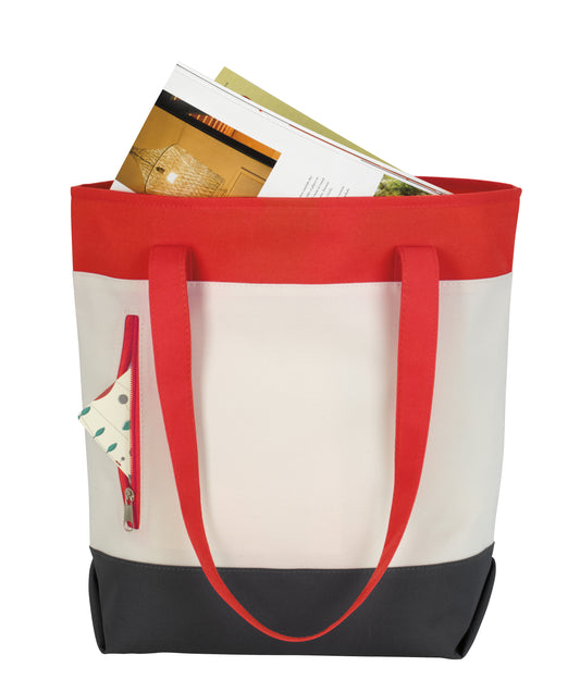 Good Value Color Zip Tote-15833