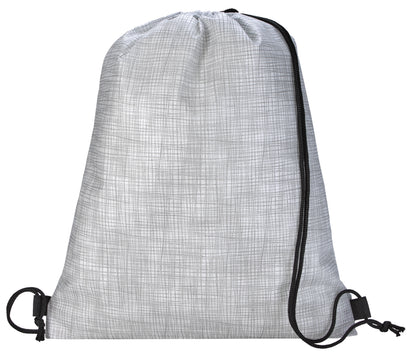 Good Value NonWoven Shimmer Drawstring Backpack-15921