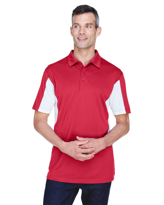 Harriton Men's Side Blocked Micro-Pique Polo - M355