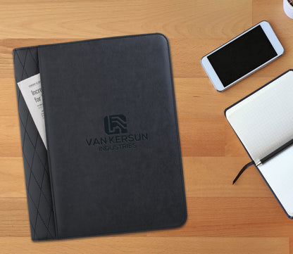 Stitch Zippered Padfolio-15949