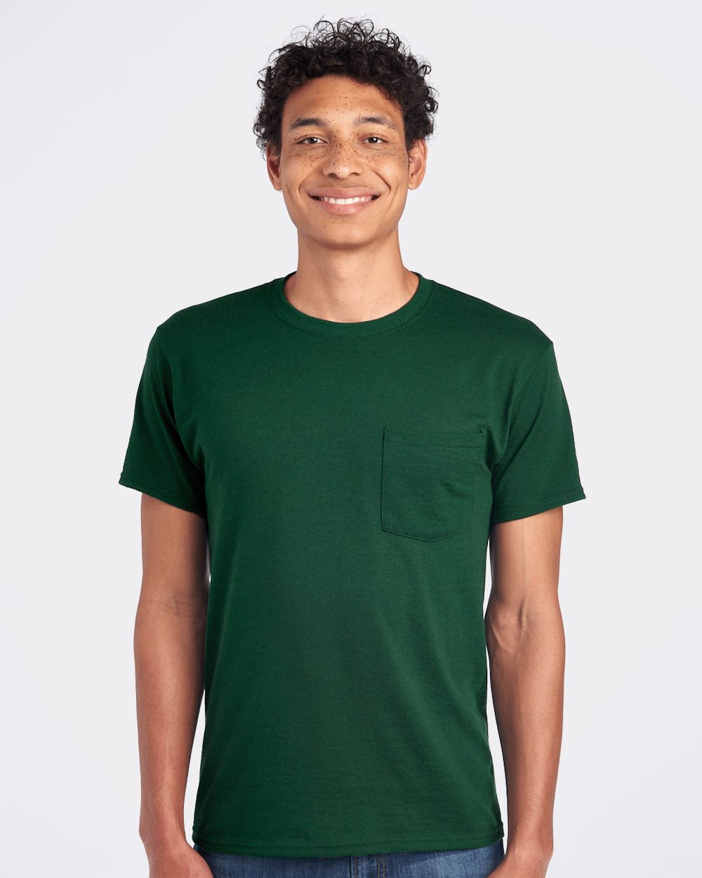 JERZEES Dri-Power® 50/50 Pocket T-Shirt - 29MPR