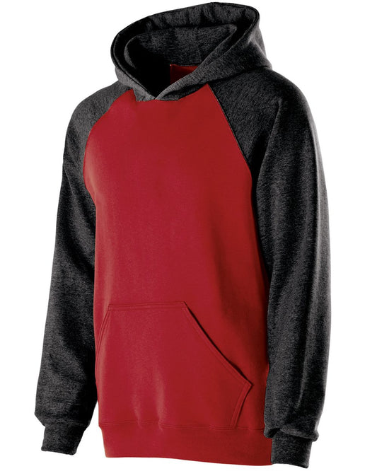 Holloway Youth Cotton/Poly Fleece Banner Hooded Sweatshirt - 229279