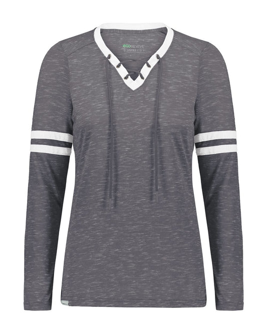 Holloway Eco Revive™ Women's Monterey Long Sleeve V-Neck T-Shirt - 223246
