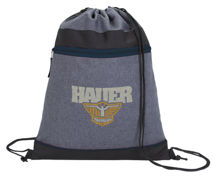 Good Value RPET TwoTone Drawstring Backpack-16167