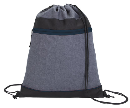 Good Value RPET TwoTone Drawstring Backpack-16167