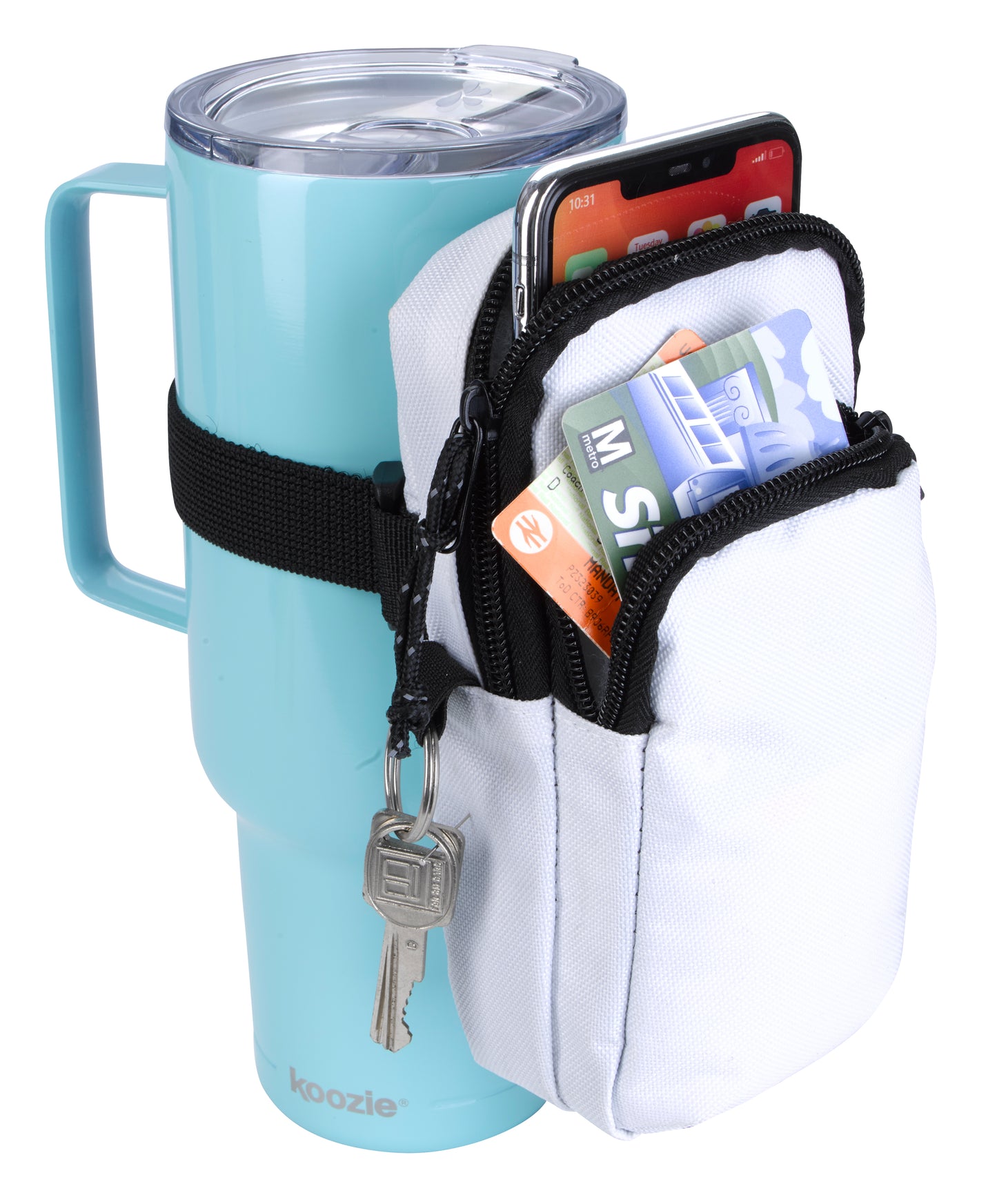Koozie Boho Water Bottle Pouch-16253