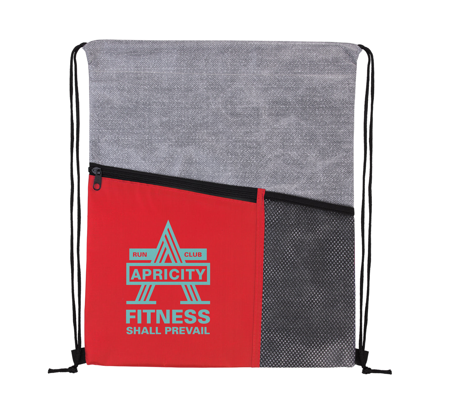 Good Value Heathered RPET NonWoven Drawstring Backpack-16265