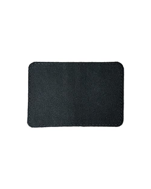 Small Blank Black Patch - Qty 10