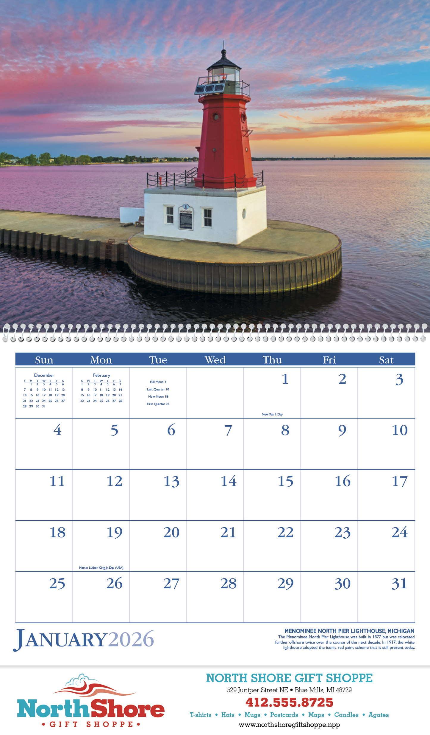 Triumph Calendars Lighthouses Calendar-1703