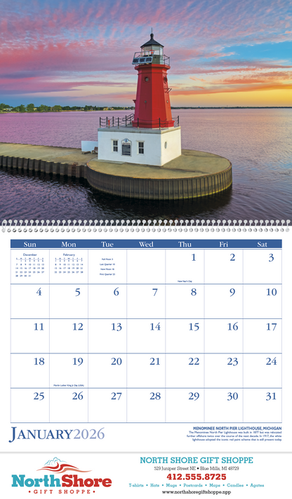 Triumph Calendars Lighthouses Calendar-1703