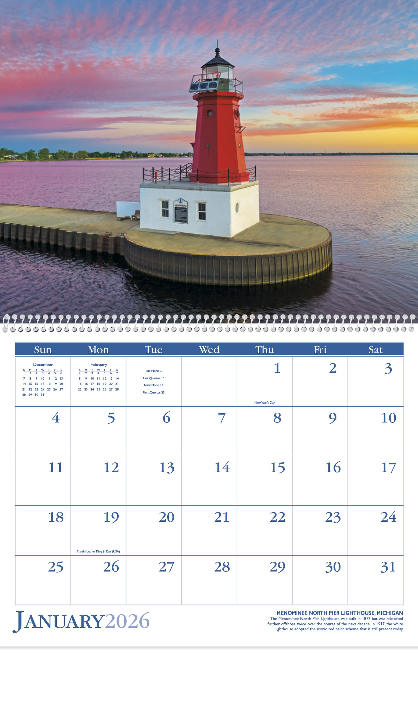 Triumph Calendars Lighthouses Calendar-1703
