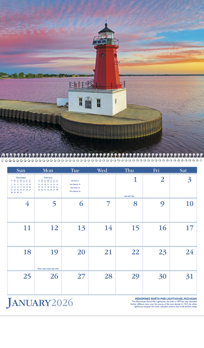 Triumph Calendars Lighthouses Calendar-1703