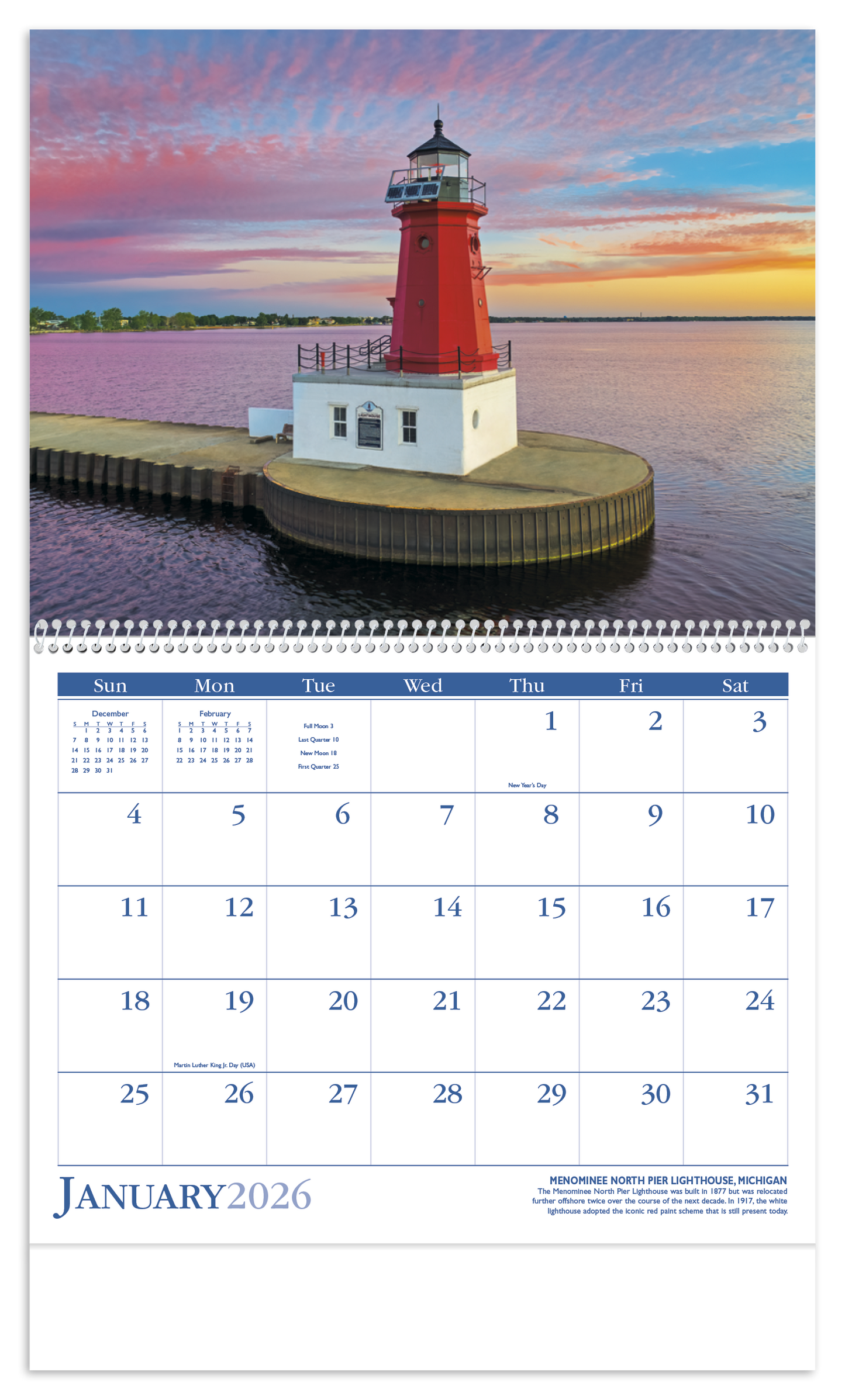 Triumph Calendars Lighthouses Calendar-1703