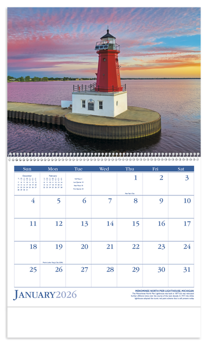 Triumph Calendars Lighthouses Calendar-1703