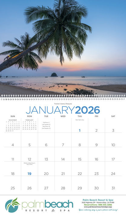 Triumph Calendars Beaches Calendar-1708