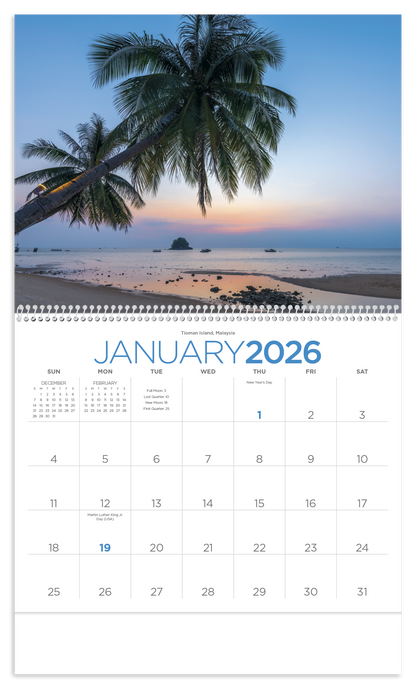 Triumph Calendars Beaches Calendar-1708
