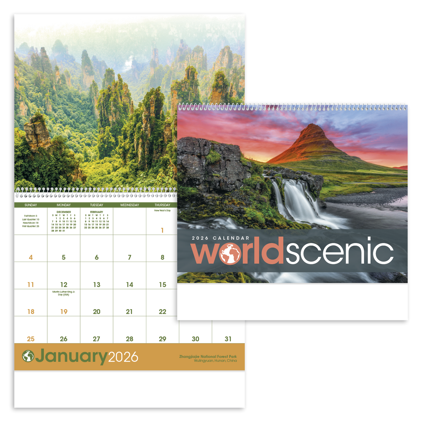 Triumph Calendars World Scenic Calendar-1712