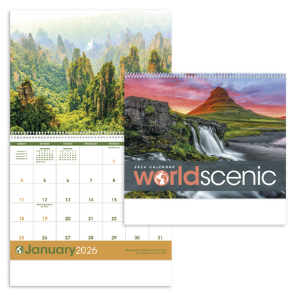 Triumph Calendars World Scenic Calendar-1712