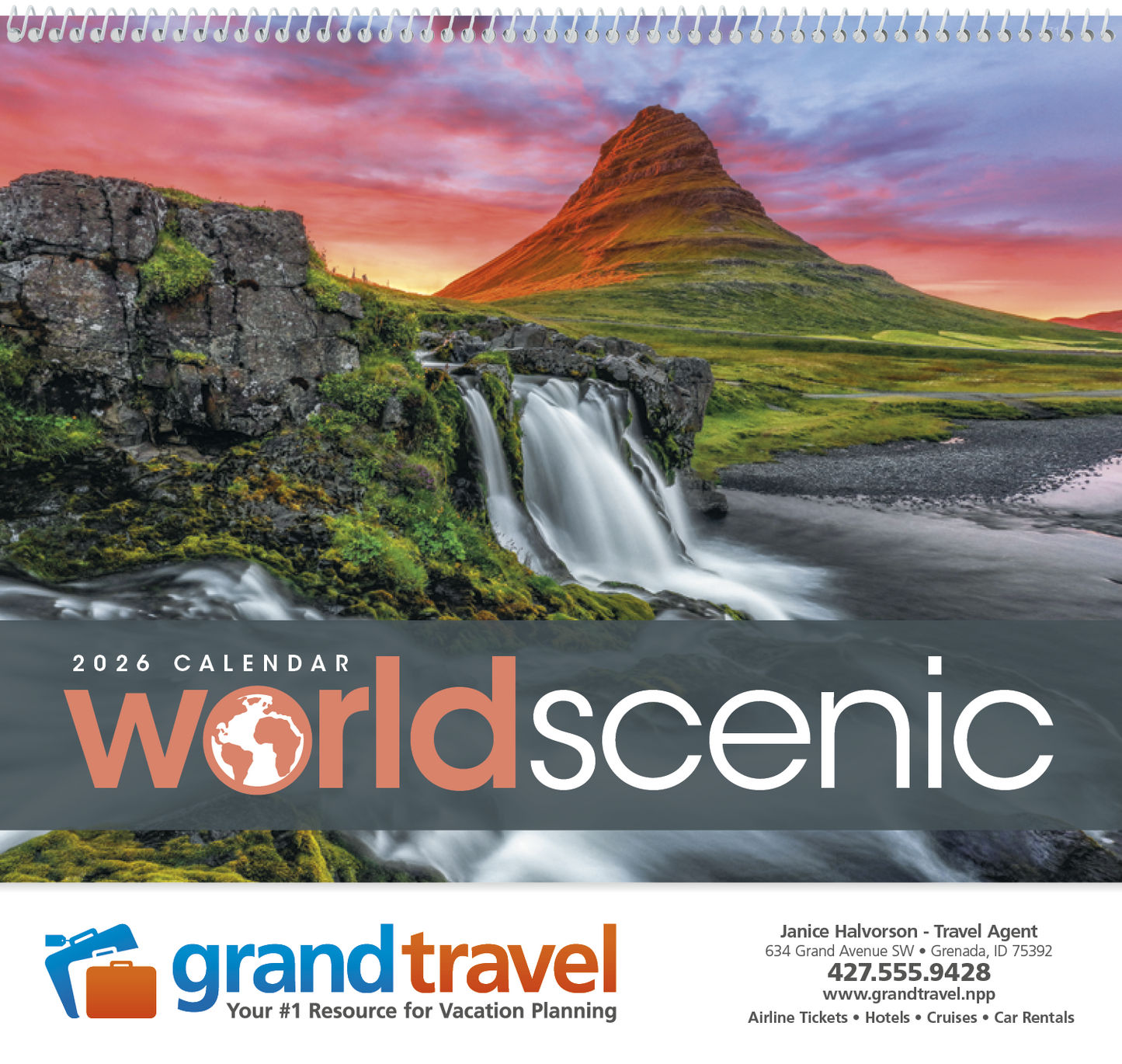Triumph Calendars World Scenic Calendar-1712
