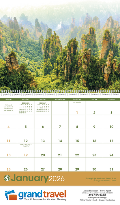 Triumph Calendars World Scenic Calendar-1712
