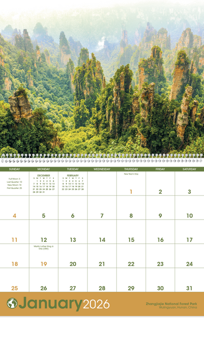 Triumph Calendars World Scenic Calendar-1712